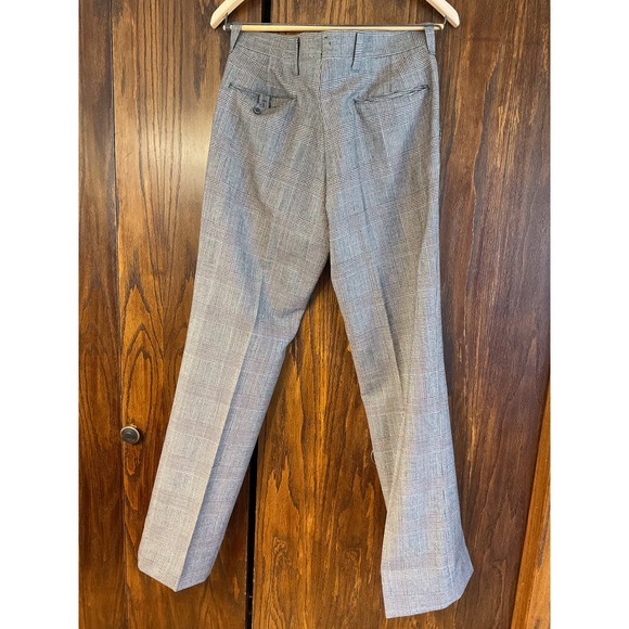 Black and Maroon Plaid Austin Reed of Regent Street Wool Suit - Picture 13 of 15